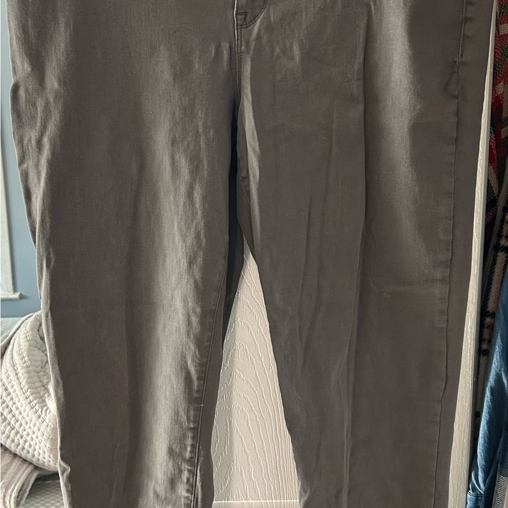 Maurices Gray skinny high rise Casual Pants